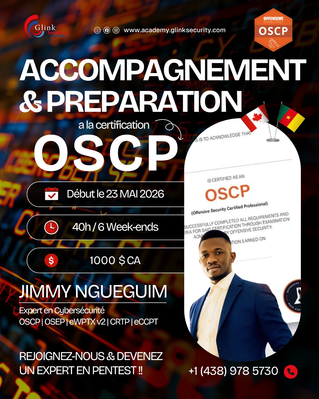 Préparation pratique & accompagnement intensif à la certification OSCP